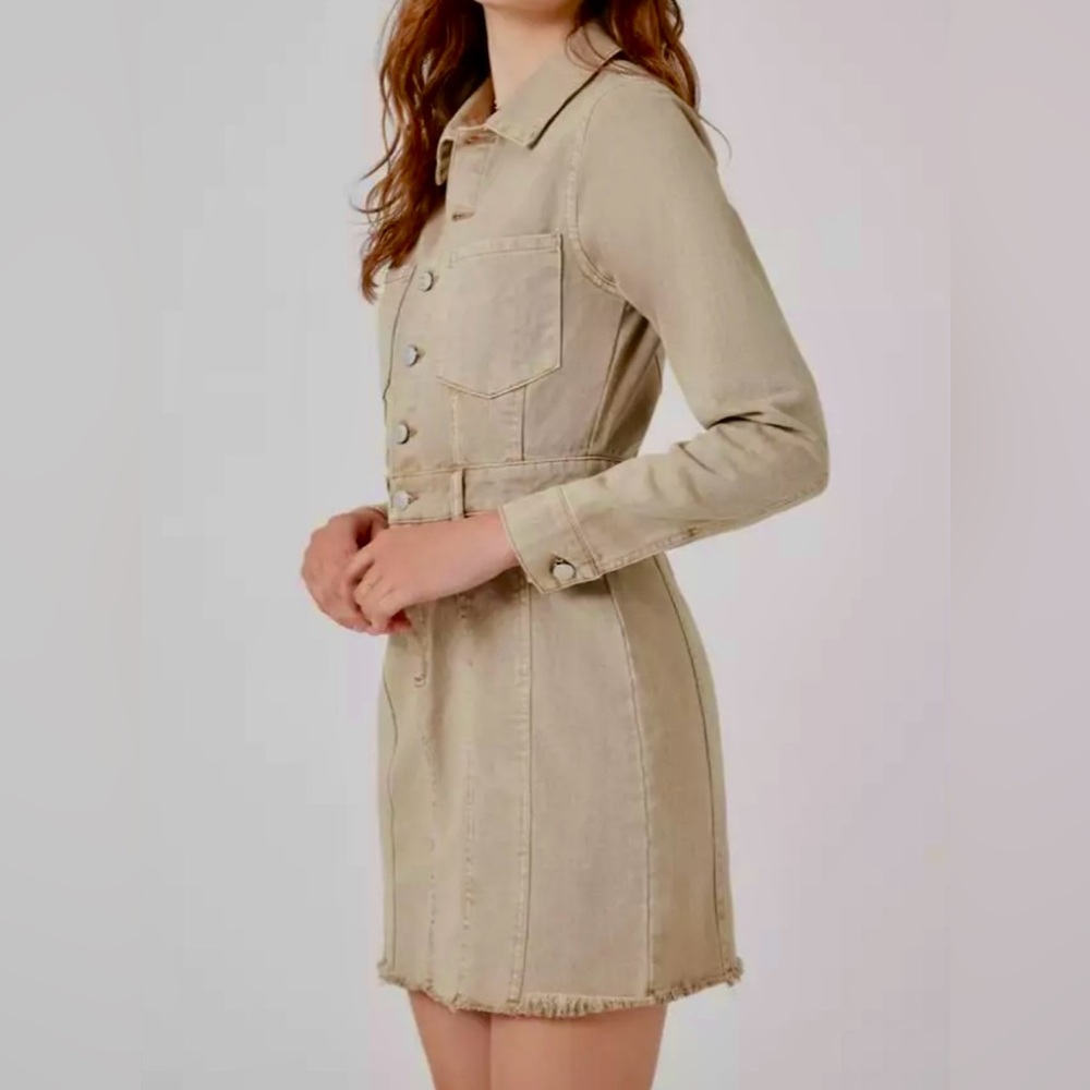 Forever 21 Tan Denim Dress